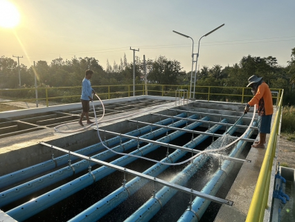 ไฟล์แนบ การประปาส่วนภูมิภาคสาขาประจวบคีรีขันธ์ ดำเนินการล้างถังตกตะกอนโรงกรองขนาด 200 ลบ.ม./ชม. ณ สถานีผลิตน้ำบ่อนอก 