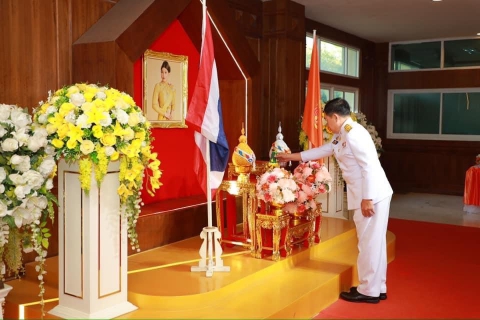 ไฟล์แนบ กปภ.สาขาขอนแก่น (พ) ร่วมพิธีทำบุญตักบาตรถวายพระกุศล พิธีเจริญพระพุทธมนต์ถวายพระพรชัยมงคลแด่สมเด็จพระเจ้าลูกเธอ เจ้าฟ้าสิริวัณณวรี นารีรัตนราชกัญญาเนื่องในวันคล้ายประสูติ 8 มกราคม 2567 