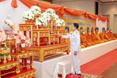 ไฟล์แนบ กปภ.สาขาขอนแก่น (พ) ร่วมพิธีทำบุญตักบาตรถวายพระกุศล พิธีเจริญพระพุทธมนต์ถวายพระพรชัยมงคลแด่สมเด็จพระเจ้าลูกเธอ เจ้าฟ้าสิริวัณณวรี นารีรัตนราชกัญญาเนื่องในวันคล้ายประสูติ 8 มกราคม 2567 