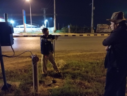 ไฟล์แนบ การประปาส่วนภูมิภาคสาขาท่ามะกาทำ Step Test หาท่อแตกรั่ว