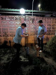 ไฟล์แนบ การประปาส่วนภูมิภาคสาขาท่ามะกาทำ Step Test หาท่อแตกรั่ว