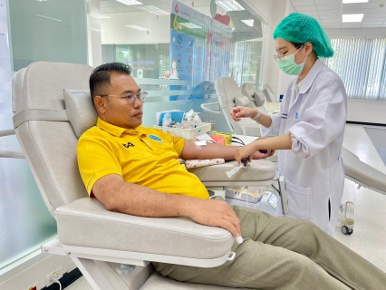ไฟล์แนบ กปภ.สาขาสงขลา ร่วมบริจาคโลหิต ถวายเป็นพระราชกุศลแด่พระบาทสมเด็จพระเจ้าอยู่หัว เนื่องในโอกาสมหามงคลเฉลิมพระชนมพรรษา 6 รอบ 28 กรกฎาคม 2567 