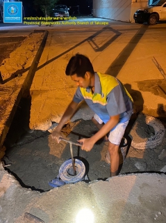 ไฟล์แนบ กปภ.สาขาตะกั่วป่า ดำเนินงานตามแผนบริหารจัดการน้ำสูญเสียเชิงรุก ทำ Step Test ลงพื้นที่เดินเท้าหาท่อแตกรั่ว เพื่อลดการเกิดน้ำสูญเสีย