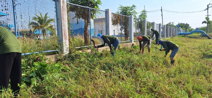 ไฟล์แนบ กปภ.สาขาท่ามะกา ทำกิจกรรม 5 ส. ภายในพื้นที่บริเวณสถานีผลิตน้ำท่าม่วง ปรับภูมิทัศน์ ทำความสะอาด เพื่อสร้างภาพลักษณ์ที่ดีของหน่วยงาน วันที่ 22 มกราคม 2567