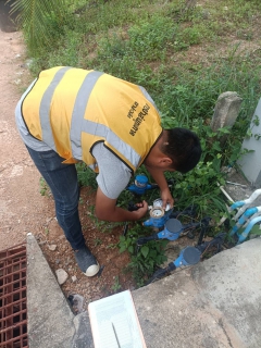 ไฟล์แนบ การประปาส่วนภูมิภาคสาขาอ่าวลึก ลงพื้นที่ตามโครงการ "ผู้ใช้น้ำมั่นใจ กปภ.เช็คชัวร์"โดยทำการตรวจสอบแรงดันน้ำ 
