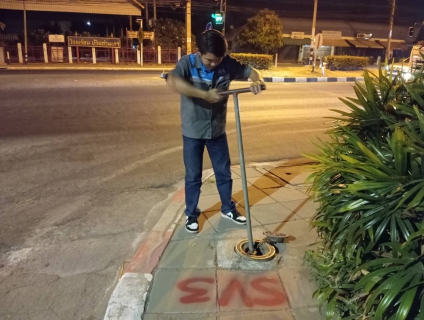 ไฟล์แนบ การประปาส่วนภูมิภาคสาขาท่ามะกาทำ Step Test หาท่อแตกรั่ว