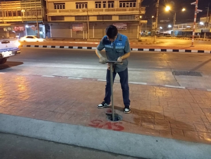 ไฟล์แนบ การประปาส่วนภูมิภาคสาขาท่ามะกาทำ Step Test หาท่อแตกรั่ว