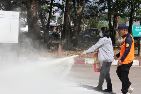 ไฟล์แนบ กปภ.ข.7 จัดฝึกอบรมหลักสูตร การฝึกดับเพลิงเบื้องต้น และการฝึกซ้อมอพยพหนีไฟ ปีงบประมาณ 2567