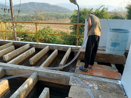 ไฟล์แนบ การประปาส่วนภูมิภาคสาขาตราด ดำเนินการล้างถังตกตะกอน ณ โรงกรองน้ำบ่อไร่