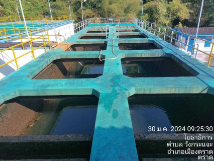 ไฟล์แนบ การประปาส่วนภูมิภาคสาขาตราด ดำเนินการล้างถังตกตะกอน ขนาด 200 ลบ.ม. ณ โรงกรองน้ำปลายคลอง 1