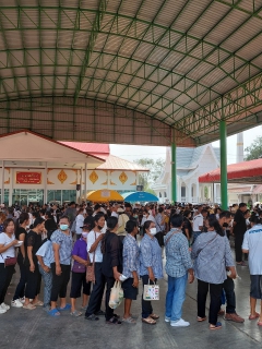 ไฟล์แนบ การประปาส่วนภูมิภาคสาขาท่าตะโก ร่วมสนับสนุนน้ำดื่มบรรจุขวด ตราสัญลักษณ์ กปภ. ร่วมบำเพ็ญกุศล 100 วัน อุทิศถวายพระราชมงคลวัชราจารย์ (พัฒน์ ปุญฺญกาโม)  ณ วัดธารทหาร (ห้วยด้วน) อำเภอหนองบัว จังหวัดนครสวรรค์