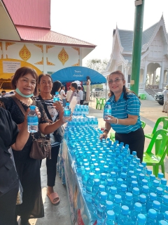 ไฟล์แนบ การประปาส่วนภูมิภาคสาขาท่าตะโก ร่วมสนับสนุนน้ำดื่มบรรจุขวด ตราสัญลักษณ์ กปภ. ร่วมบำเพ็ญกุศล 100 วัน อุทิศถวายพระราชมงคลวัชราจารย์ (พัฒน์ ปุญฺญกาโม)  ณ วัดธารทหาร (ห้วยด้วน) อำเภอหนองบัว จังหวัดนครสวรรค์