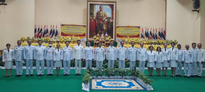 ไฟล์แนบ กปภ.สาขานราธิวาส ร่วมพิธีถวายเครื่องราชสักการะพานพุ่มดอกไม้สด เนื่องในวันพระบาทสมเด็จพระพุทธยอดฟ้าจุฬาโลกมหาราช และวันที่ระลึกมหาจักรีบรมราชวงศ์