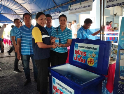 ไฟล์แนบ การประปาส่วนภูมิภาคสาขาท่าแซะ เข้าร่วมกิจกรรม โครงการจังหวัดพบประชาชนจังหวัดชุมพร "หน่วยบำบัดทุกข์ บำรุงสุข สร้างรอยยิ้มให้ประชาชน" ประจำปี ๒๕๖๗ ครั้งที่ ๔