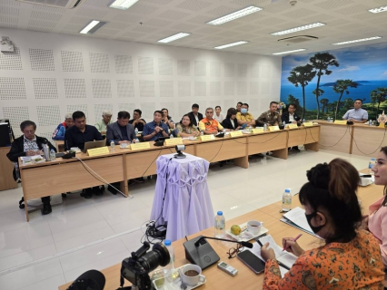 ไฟล์แนบ กปภ.สาขาภูเก็ต เข้าร่วมการแถลงข่าวโครงการประชาสัมพันธ์เผยแพร่นโยบายสำคัญ ส่งเสริมภาพลักษณ์การท่องเที่ยวจังหวัดภูเก็ต