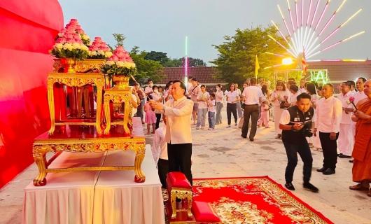 ไฟล์แนบ กปภ.สาขาปทุมธานี เข้าร่วมพิธีเจริญพระพุทธมนต์ เจริญจิตภาวนาและเวียนเทียน เพื่อถวายเป็นพุทธบูชา วันสำคัญสากลของโลก ประจำปี 2567 