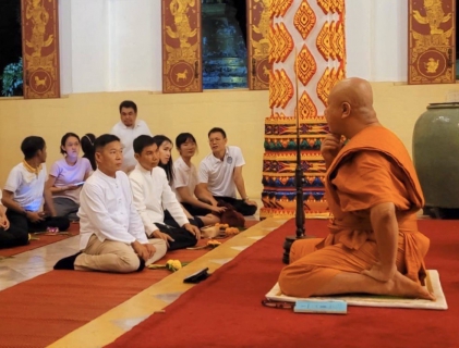 ไฟล์แนบ กปภ.สาขาขลุง เข้าร่วมพิธีเจริญพระพุทธมนต์ เจริญจิตตภาวนาและเวียนเทียน เนื่องในวันวิสาขบูชา ประจำปี 2567