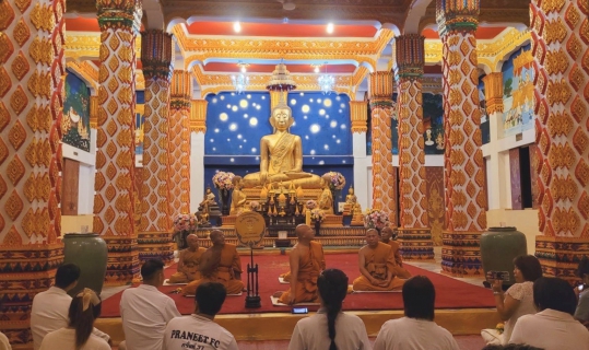 ไฟล์แนบ กปภ.สาขาขลุง เข้าร่วมพิธีเจริญพระพุทธมนต์ เจริญจิตตภาวนาและเวียนเทียน เนื่องในวันวิสาขบูชา ประจำปี 2567