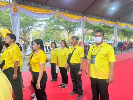 ไฟล์แนบ กปภ.สาขาประจวบคีรีขันธ์  ร่วมพิธีรับมอบธงตราสัญลักษณ์งานเฉลิมพระเกียรติพระบาทสมเด็จพระเจ้าอยู่หัวเนื่องในโอกาสพระราชพิธีมหามงคลเฉลิมพระชนมพรรษา 6 รอบ 28 กรกฎาคม 2567 ต่อจากจังหวัดชุมพร