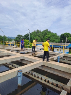 ไฟล์แนบ  กปภ.สาขากาญจนบุรี ล้างถังตกตะกอนโรงกรองน้ำ ประจำเดือน มิถุนายน 2567 