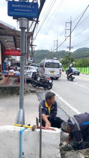 ไฟล์แนบ กปภ.สาขาภูเก็ต ลงพื้นที่สำรวจหาท่อแตกท่อรั่วเชิงรุก (ALC) บริเวณ ซอยพระบารมี 3  ถนนพระบารมี  ต.ป่าตอง อ.กะทู้ จ.ภูเก็ต