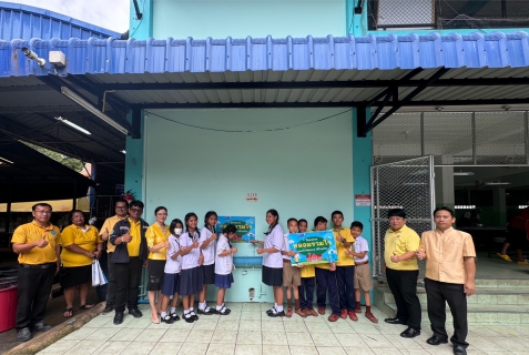 ไฟล์แนบ กปภ.สาขาบางคล้า ดำเนินโครงการ "หลอมรวมใจ มอบน้ำใสสะอาดให้โรงเรียน