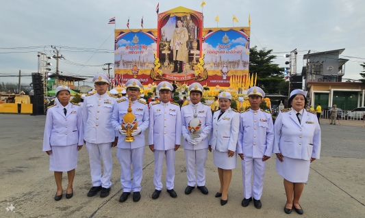 ไฟล์แนบ กปภ.สาขาธัญบุรี ร่วมพิธีถวายเครื่องราชสักการะและวางพานพุ่ม และพิธีจุดเทียนถวายพระพรชัยมงคล เนื่องในโอกาสมหามงคลเฉลิมพระชนมพรรษา 28 กรกฎาคม 2566