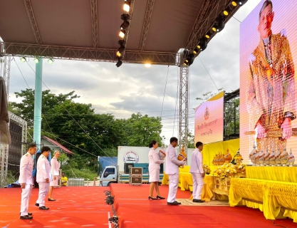 ไฟล์แนบ ร่วมพิธีถวายเครื่องราชสักการะและวางพานพุ่ม และพิธีจุดเทียนถวายพระพรชัยมงคล&#8203; เฉลิมพระเกียรติพระบาทสมเด็จพระเจ้าอยู่หัวฯ เนื่องในวันเฉลิมพระชนมพรรษา 6 รอบ