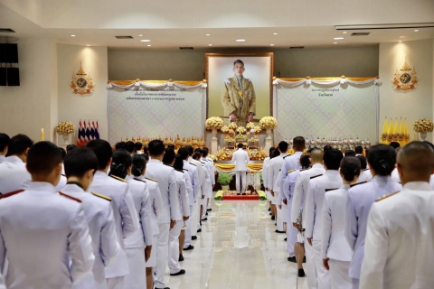 ไฟล์แนบ กปภ.สาขาตาก ร่วมพิธีถวายเครื่องราชสักการะและวางพานพุ่มและพิธีจุดเทียนถวายพระพรชัยมงคล เนื่องในโอกาสพระราชพิธีมหามงคลเฉลิมพระชนมพรรษา 6 รอบ 28 กรกฎาคม 2567 (ภาคค่ำ)