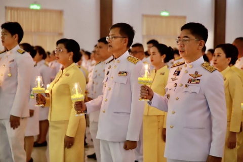 ไฟล์แนบ กปภ.สาขาตาก ร่วมพิธีถวายเครื่องราชสักการะและวางพานพุ่มและพิธีจุดเทียนถวายพระพรชัยมงคล เนื่องในโอกาสพระราชพิธีมหามงคลเฉลิมพระชนมพรรษา 6 รอบ 28 กรกฎาคม 2567 (ภาคค่ำ)