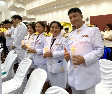 ไฟล์แนบ กปภ.สาขาขลุง เข้าร่วมพิธีถวายเครื่องราชสักการะพร้อมวางพานพุ่ม และพิธีจุดเทียนถวายพระพรชัยมงคล ในกิจกรรมเฉลิมพระเกียรติพระบาทสมเด็จพระเจ้าอยู่หัวฯ เนื่องในโอกาสพระราชพิธีมหามงคลเฉลิมพระชนมพรรษา 6 รอบ 28 กรกฎาคม 2567