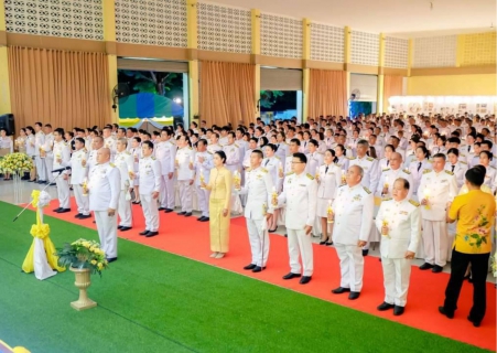 ไฟล์แนบ การประปาส่วนภูมิภาคสาขาบ้านนาสาร เข้าร่วมพิธีถวายเครื่องราชสักการะและวางพานพุ่ม และพิธีจุดเทียนถวายพระพรชัยมงคล เนื่องในโอกาสพระราชพิธีมหามงคลเฉลิมพระชนพรรษา ๖ รอบ ๒๗ กรกฎาคม ๒๕๖๗