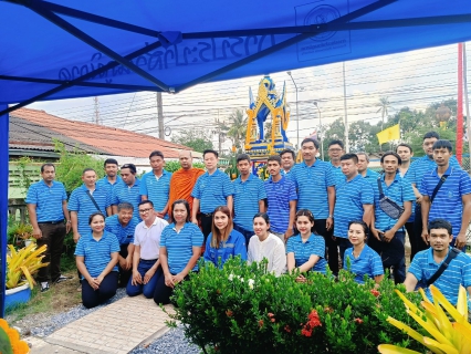 ไฟล์แนบ การประปาส่วนภูมิภาค (กปภ.) สาขาเวียงสระ จังหวัดสุราษฎร์ธานี ได้จัดพิธีตั้งศาลพระแม่ธรณี ณ บริเวณสำนักงาน เพื่อเป็นสิริมงคลแก่พนักงานทุกคนในองค์กร