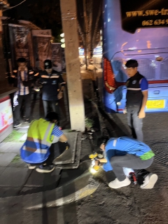 ไฟล์แนบ กปภ.สาขาพระนครศรีอยุธยา(พ.) ลงพื้นที่ ทำ Step Test เพื่อค้นหาท่อแตกรั่ว ลดปริมาณน้ำสูญเสีย แก้ปัญหาน้ำไหลอ่อน และเพิ่มประสิทธิภาพการจ่ายน้ำและแรงดันน้ำให้กับลูกค้า