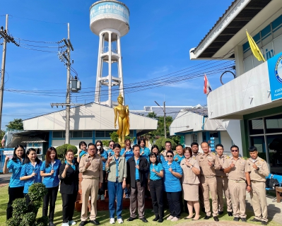 ไฟล์แนบ กปภ.สาขาพระนครศรีอยุธยา(พ.) ต้อนรับ นางสาวชมนาถ พรสมผล รองผู้ว่าการ (การเงิน) และนายเอกรินทร์ ภู่พงษ์ ผู้อำนวยการ กปภ.เขต 2 ตรวจเยี่ยมสาขา