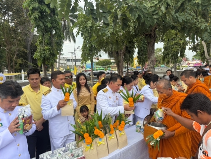 ไฟล์แนบ กปภ.สาขาประจวบคีรีขันธ์ ร่วมพิธีวางพานพุ่มดอกไม้ถวายบังคม และพิธีเจริญพระพุทธมนต์ ทำบุญตักบาตรถวายพระราชกุศล เนื่องในวันคล้ายวันพระบรมราชสมภพ พระบาทสมเด็จพระบรมชนกาธิเบศร มหาภูมิพลอดุลยเดชมหาราช บรมนาถบพิตร วันชาติ และวันพ่อแห่งชาติ 5 ธันวาคม 2567