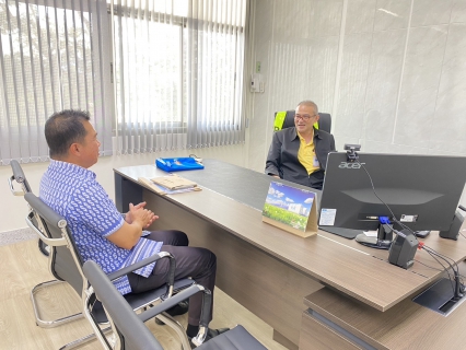 ไฟล์แนบ การประปาส่วนภูมิภาคสาขาประจวบคีรีขันธ์ เข้าเยี่ยมเยียนสวัสดีปีใหม่ ประจำปี 2568 พร้อมมอบของที่ระลึกตราสัญลักษณ์ กปภ. 
