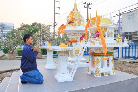 ไฟล์แนบ กปภ.สาขาปทุมธานี(พ) จัดพิธีทำบุญตักบาตร ถวายจตุปัจจัยไทยธรรม เนื่องในวันคล้ายวันสถาปนา กปภ. ครบรอบ 46 ปี