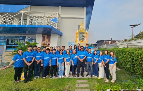 ไฟล์แนบ กปภ.สาขาธัญบุรี จัดพิธีทำบุญสำนักงาน เนื่องในโอกาสครบรอบ 46 ปีแห่งการสถาปนา กปภ. 