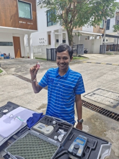 ไฟล์แนบ กปภ.สาขาภูเก็ต นำทีมลงพื้นที่ บริเวณ หมู่บ้านโมโน เกาะแก้ว ม.2 ต.เกาะแก้ว อ.เมืองภูเก็ต จ.ภูเก็ต เพื่อดำเนินการตรวจสอบคุณภาพน้ำ