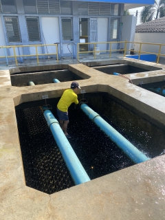 ไฟล์แนบ กปภ.สาขากาญจนบุรี ทำกิจกรรมล้างถังตกตะกอน โรงกรองน้ำขนาด 400 ลบ.ม./ชม. สถานีผลิตน้ำแม่ข่ายกาญจนบุรี