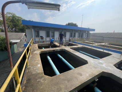 ไฟล์แนบ กปภ.สาขากาญจนบุรี ทำกิจกรรมล้างถังตกตะกอน โรงกรองน้ำขนาด 400 ลบ.ม./ชม. สถานีผลิตน้ำแม่ข่ายกาญจนบุรี