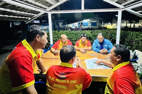 ไฟล์แนบ กปภ.สาขาระนอง ปฏิบัติการค้นหาจุดแตกรั่ว ด้วยการทำ Step Testลดน้ำสูญเสีย ตามแผนประจำเดือน มีนาคม 2568