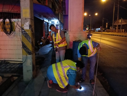 ไฟล์แนบ กปภ.สาขาท่ามะกาลงพื้นที่สำรวจหาท่อแตกท่อรั่ว