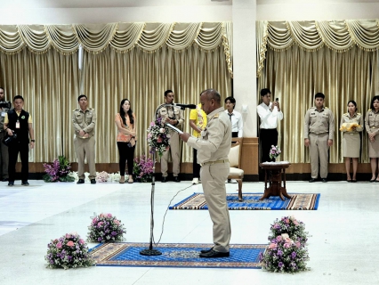 ไฟล์แนบ กปภ.สาขาสุราษฎร์ธานี(พ) เข้าร่วมพิธีถวายราชสักการะและกล่าวถวายราชสดุดีเนื่องในวันท้องถิ่นไทย