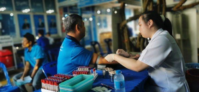 ไฟล์แนบ กปภ.สาขาสุราษฎร์ธานี ส่งเสริมสุขภาพบุคลากร ตรวจสุขภาพประจำปี ก้าวทันโรค ป้องกันภัยเงียบ