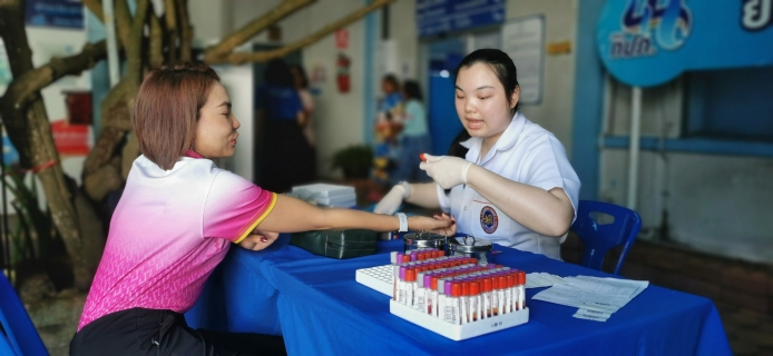 ไฟล์แนบ กปภ.สาขาสุราษฎร์ธานี ส่งเสริมสุขภาพบุคลากร ตรวจสุขภาพประจำปี ก้าวทันโรค ป้องกันภัยเงียบ