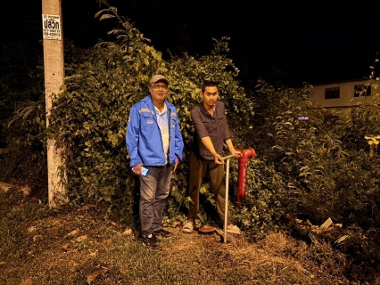 ไฟล์แนบ กปภ.สาขาหลังสวน ลงพื้นที่ทำ Step Test สำรวจหาท่อแตก-ท่อรั่ว ในพื้นที่บริเวณตำบลปากน้ำ , ตำบลแหลมทราย , ตำบลบางน้ำจืด อำเภอหลังสวน จังหวัดชุมพร