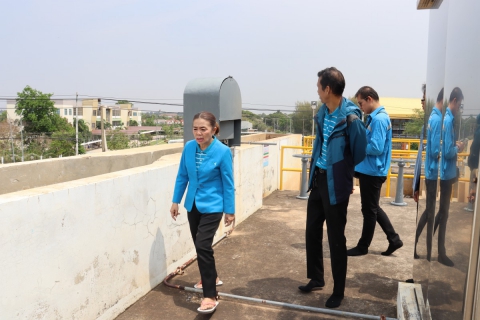 ไฟล์แนบ กปภ.สาขามหาสารคาม เตรียมความพร้อมโครงการโรงกรองน้ำสะอาด
