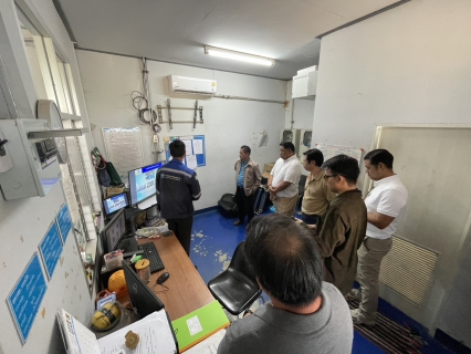 ไฟล์แนบ การประปาส่วนภูมิภาคสาขาปราณบุรี ขอต้อนรับคณะผู้บริหารและพนักงานในสังกัด บริษัท สยามเอ็นจิเนียริ่ง แอนด์ เมเนจเมนต์ จำกัด เข้าศึกษาดูงานระบบการผลิต และด้านอื่นๆ ณ สถานีผลิตน้ำเขาเสวยราชย์ อำเภอหัวหิน จังหวัดประจวบคีรีขันธ์ 